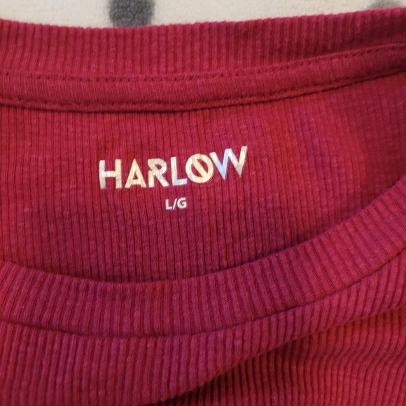 Harlow Cropped Tie Shirt - Picture 5 of 5